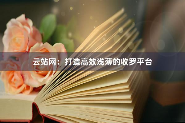 云站网：打造高效浅薄的收罗平台